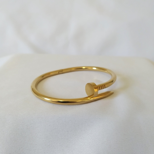 BRACELETE INSPIRAÇÃO PREGO AÇO INOX
