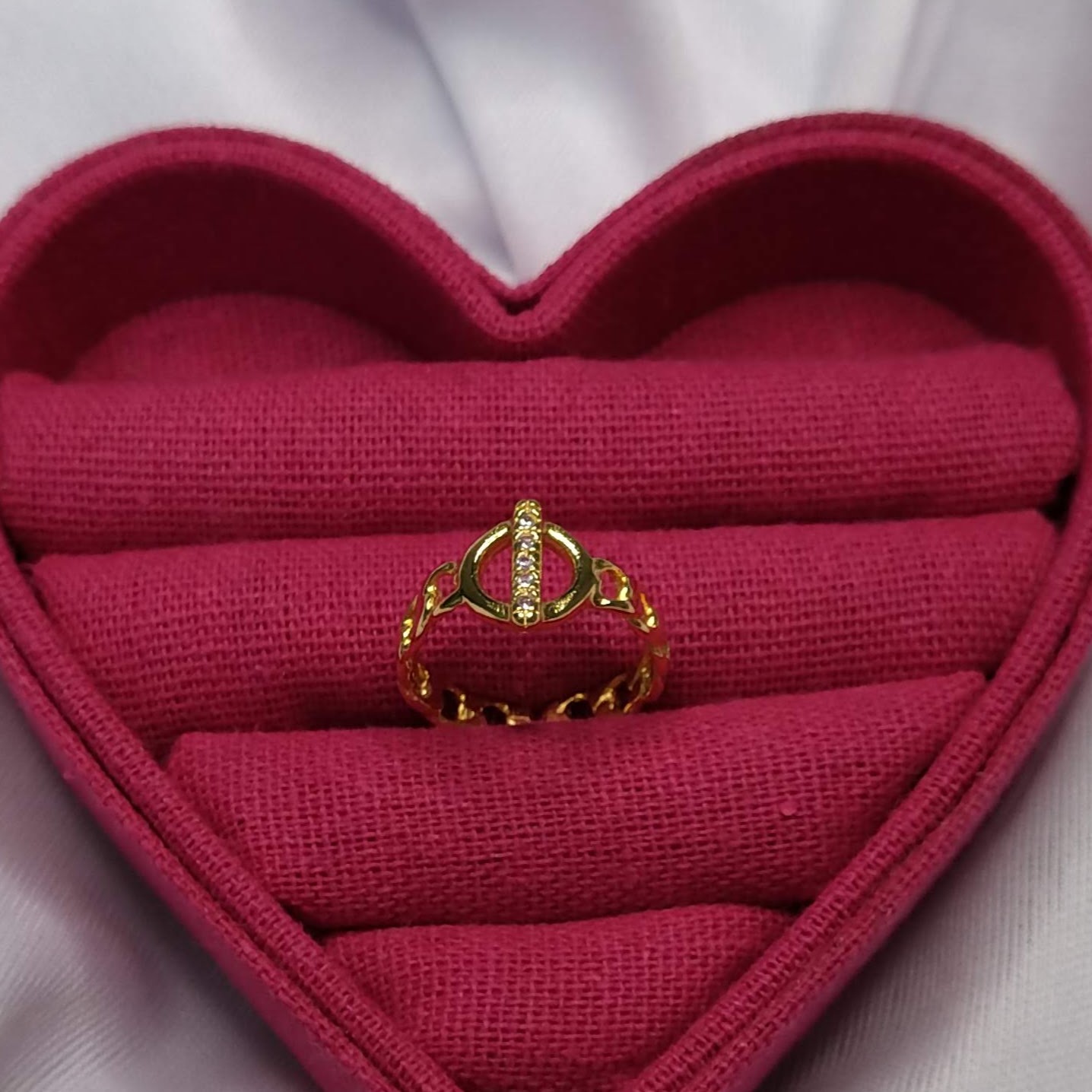 ANEL ELOS COM CIRCULO CRUZADO ZIRCONIA