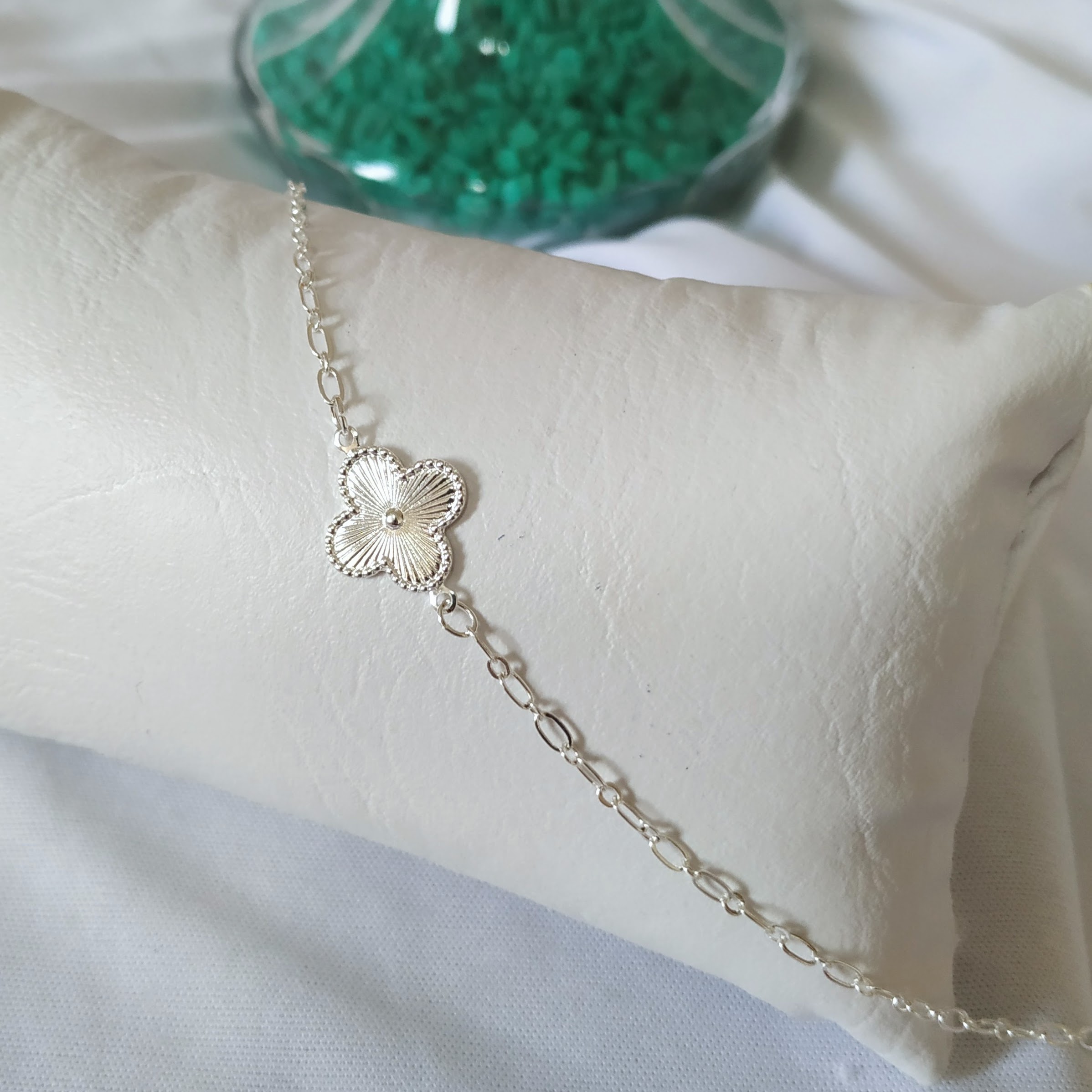 PULSEIRA PRATA 1 TREVO