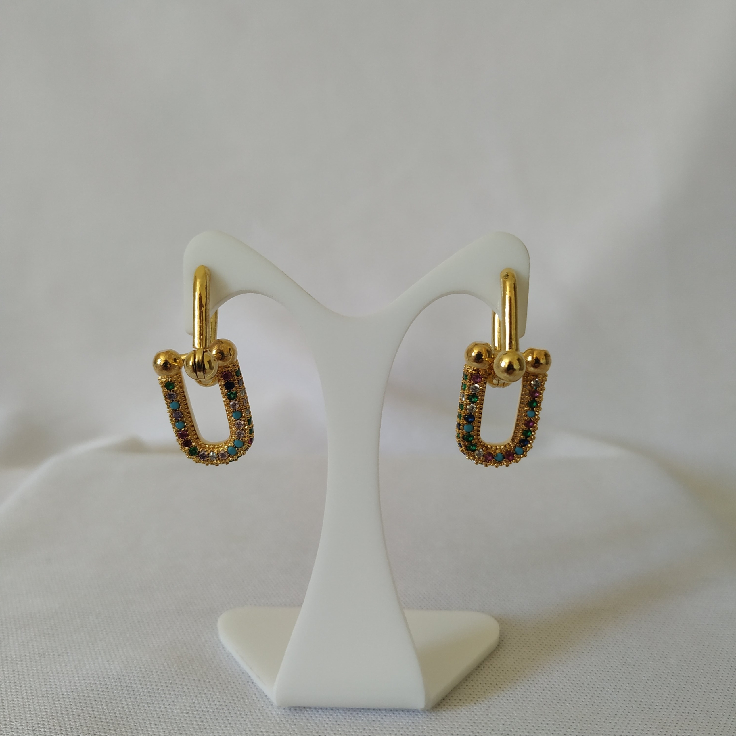 BRINCO ELOS COM ZIRCONIA COLORIDA